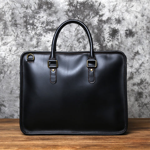 Luxury Briefcase Leather Handbag