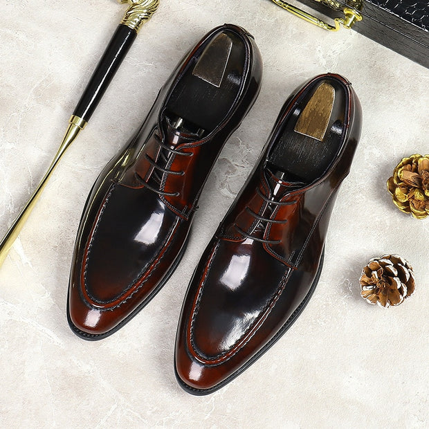 Genuine Leather Oxford Office Shoes