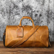 First Layer Cowhide Leather Travel Bag