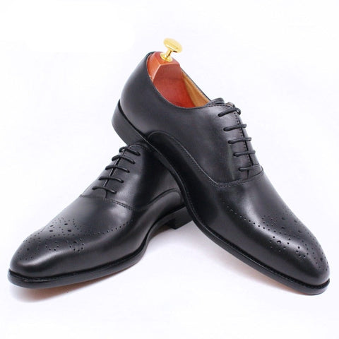 Elegant Men Genuine Leather Oxford Shoes