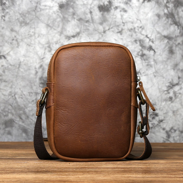 Retro Leather Men Shoulder Bag